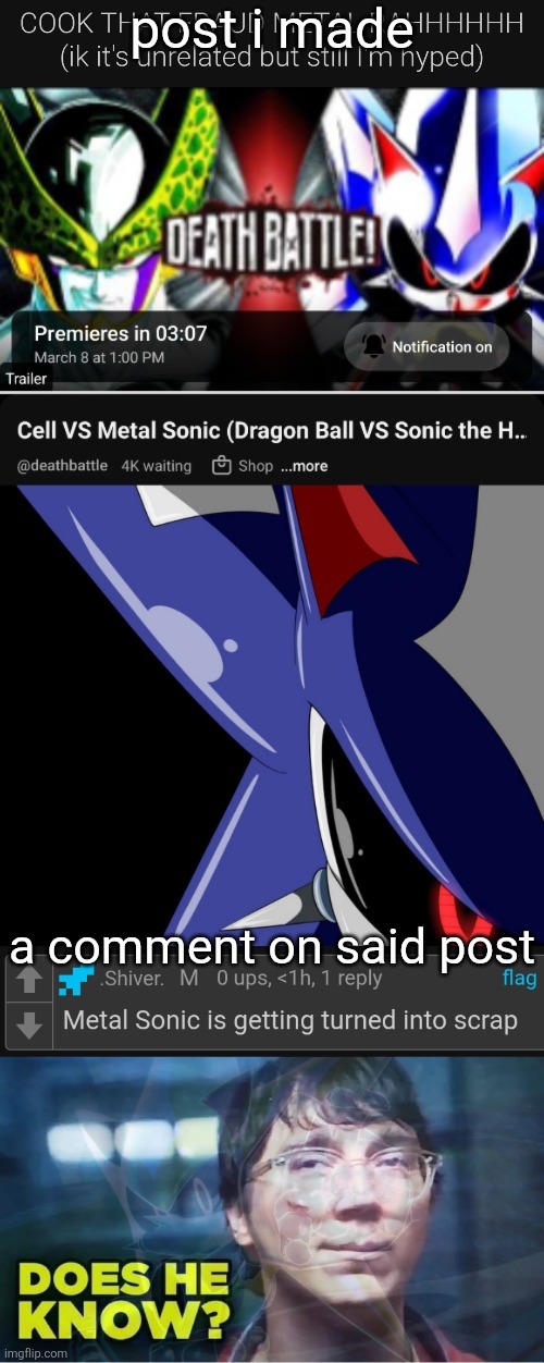 hue hue hue solos | post i made; a comment on said post | made w/ Imgflip meme maker