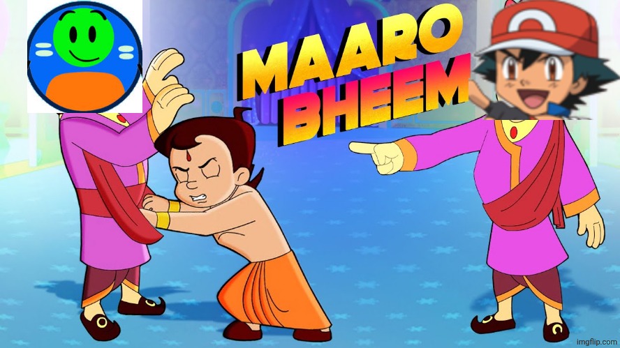 Trust Me, He Has An Ash Ketchum PFP | image tagged in maaro bheem | made w/ Imgflip meme maker