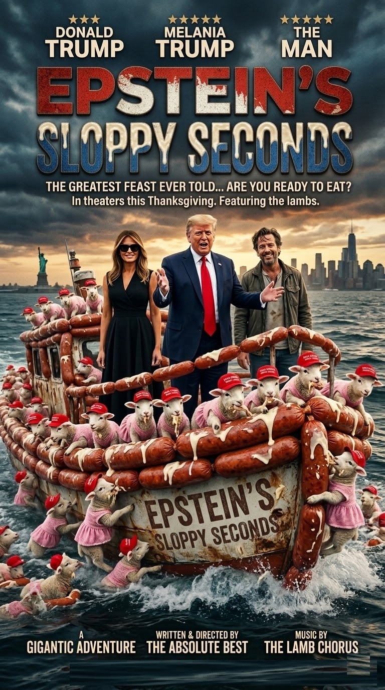 EPSTEIN'S SLOPPY SECONDS Blank Meme Template