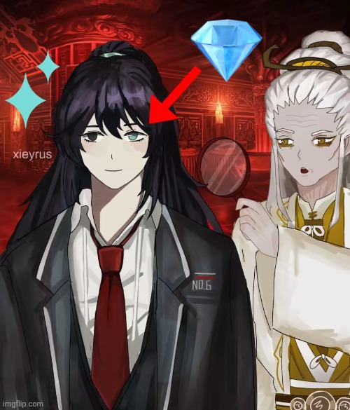 High Quality gem alert but limbus company Blank Meme Template