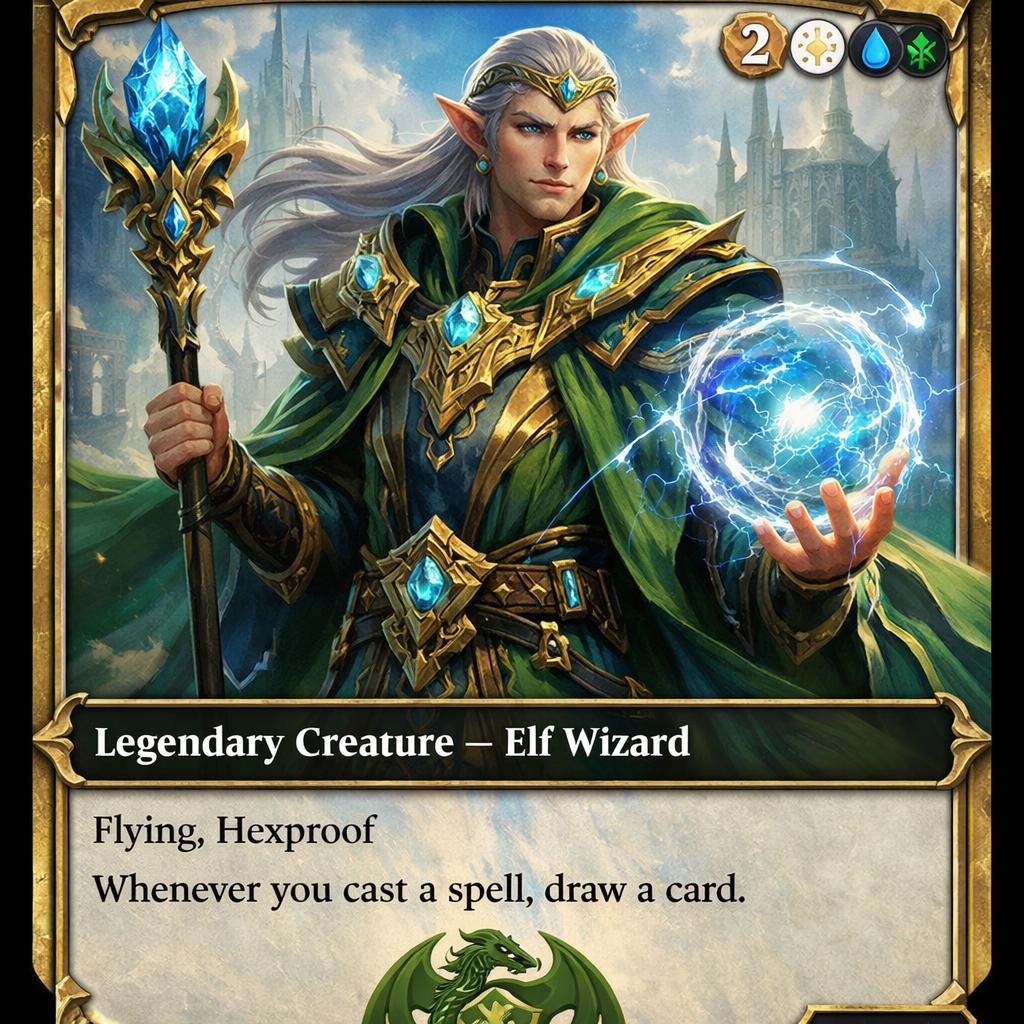 EDH/Commander General - Encantrans Blank Meme Template