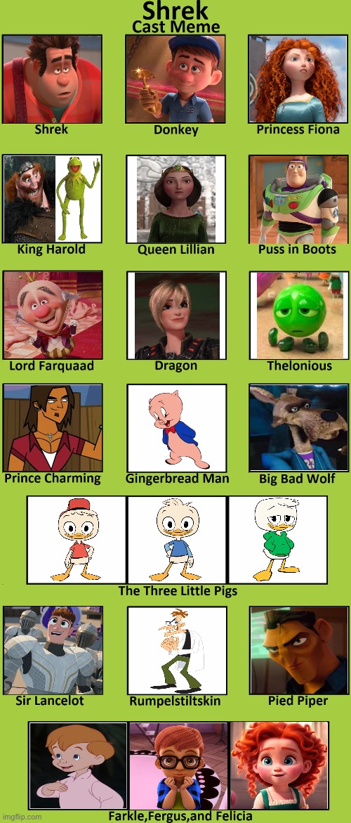 Ralph (Shrek) | image tagged in shrek cast meme | made w/ Imgflip meme maker