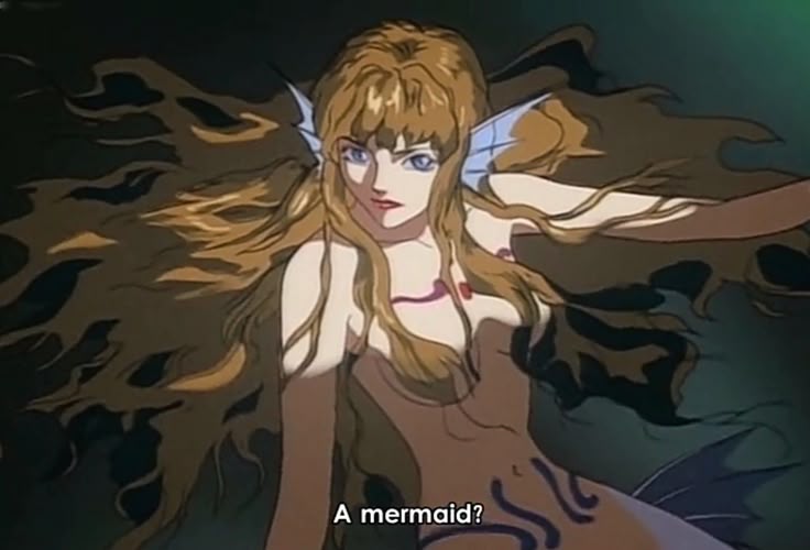 A mermaid ? Blank Meme Template