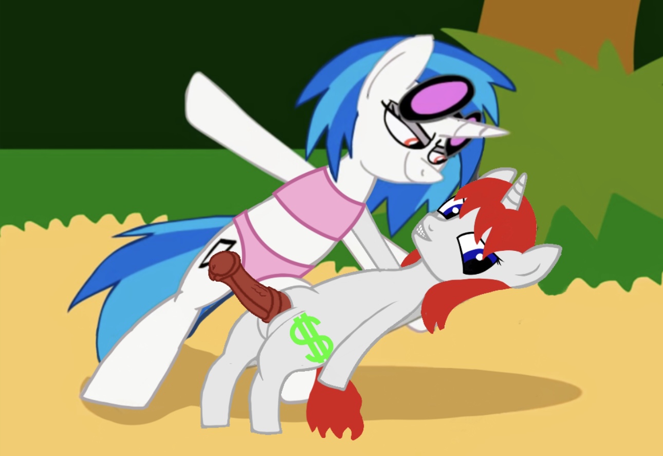 Colt L Money X Vinyl Scratch A Tropical Octav3 Animation (NSFW) Blank Meme Template