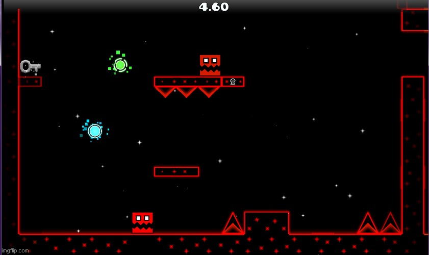 is this good deco? | image tagged in geometry dash | made w/ Imgflip meme maker