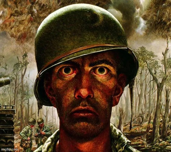 Soldier meme | image tagged in soldier meme | made w/ Imgflip meme maker