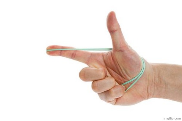 Rubber band shoot | image tagged in rubber band shoot | made w/ Imgflip meme maker