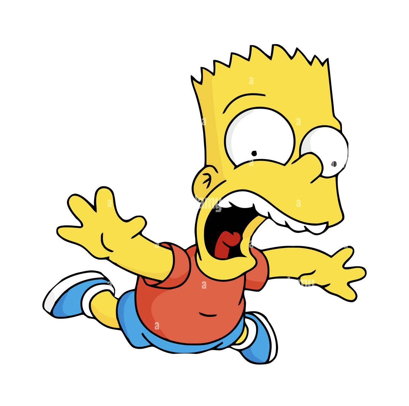 Bart Simpson Fallong Blank Meme Template