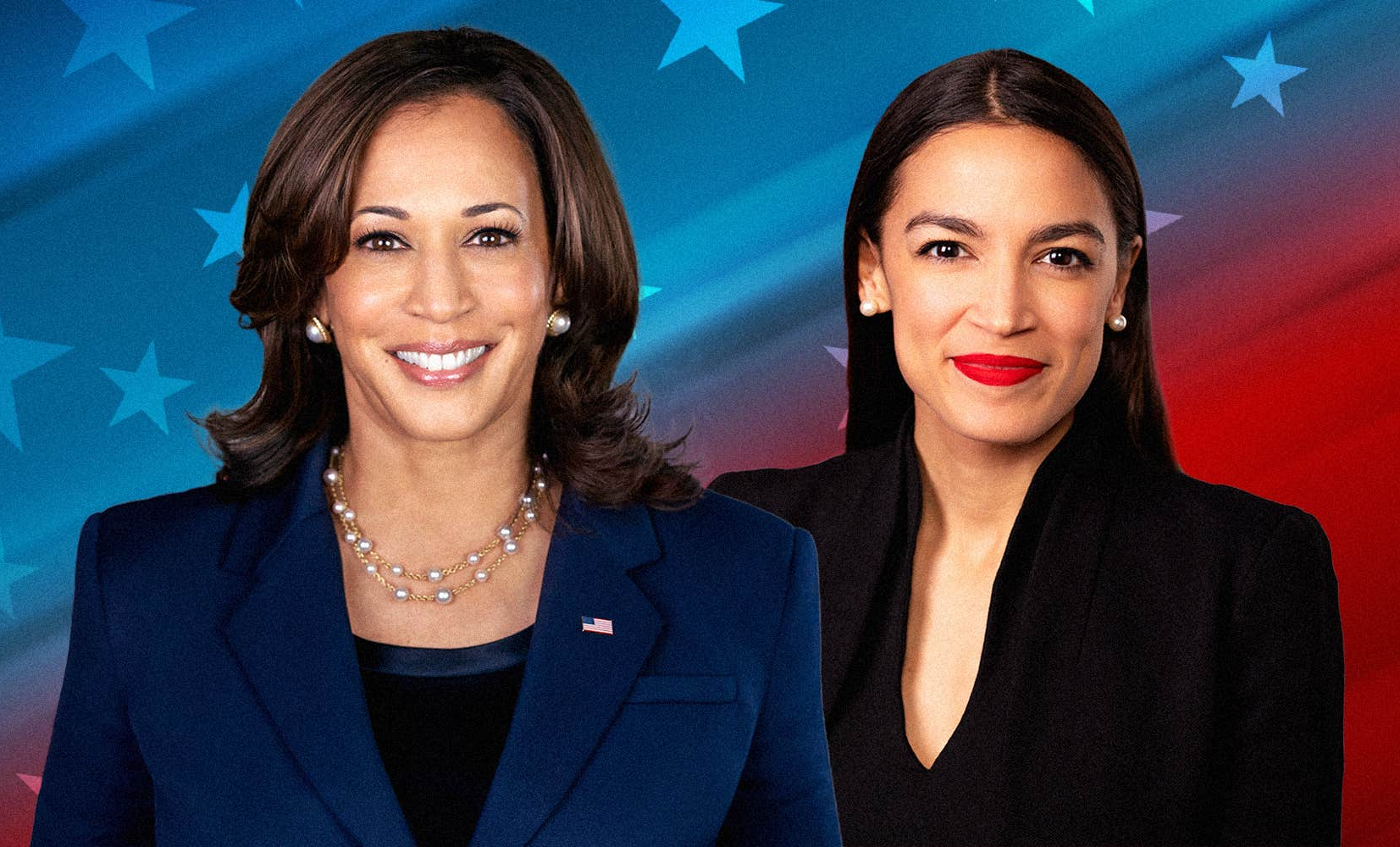 KAMALA AOC Blank Meme Template