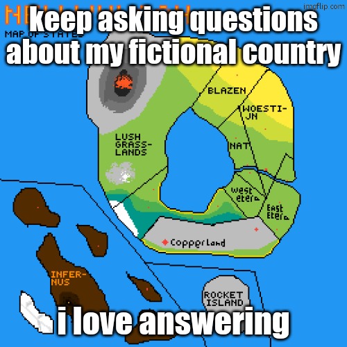 New Vulcan | keep asking questions about my fictional country; i love answering | image tagged in new vulcan | made w/ Imgflip meme maker