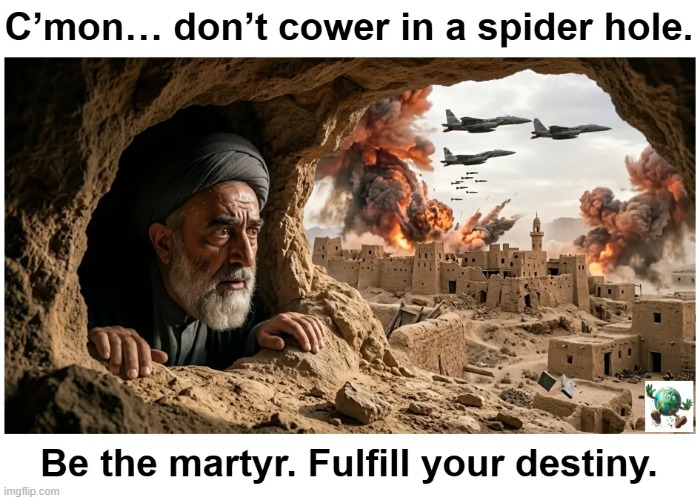 If you could send one message to the Iranian mullahs right now, what would it be? | image tagged in maga,conservative,iran | made w/ Imgflip meme maker