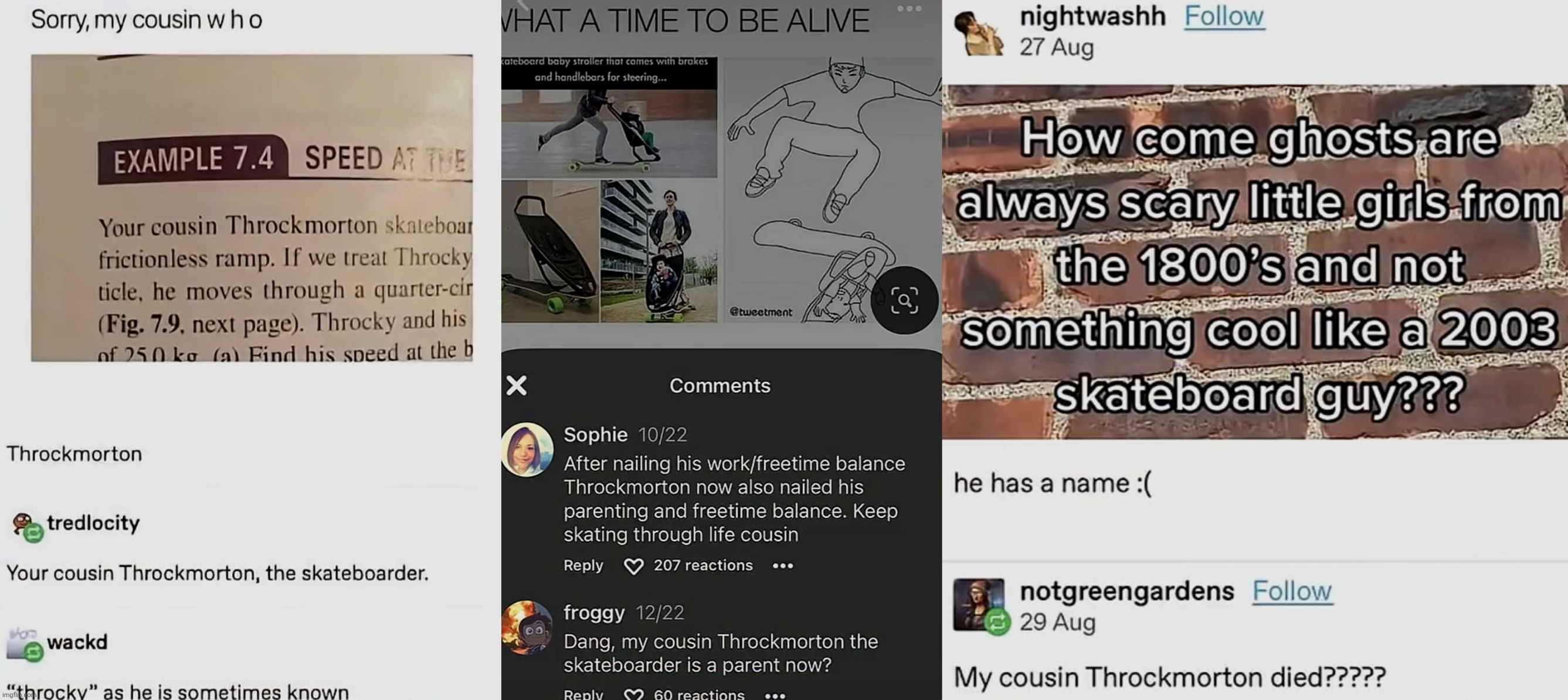 Throckmorton saga | made w/ Imgflip meme maker