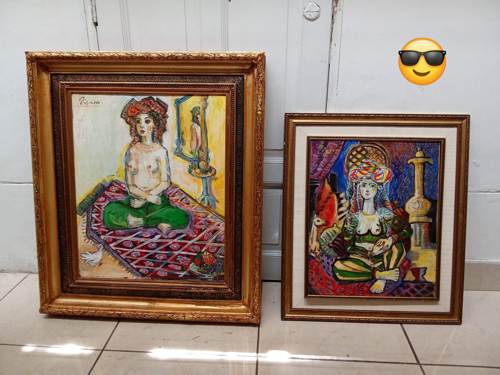 "Les Femmes d'Alger" (Women of Algiers) Blank Meme Template