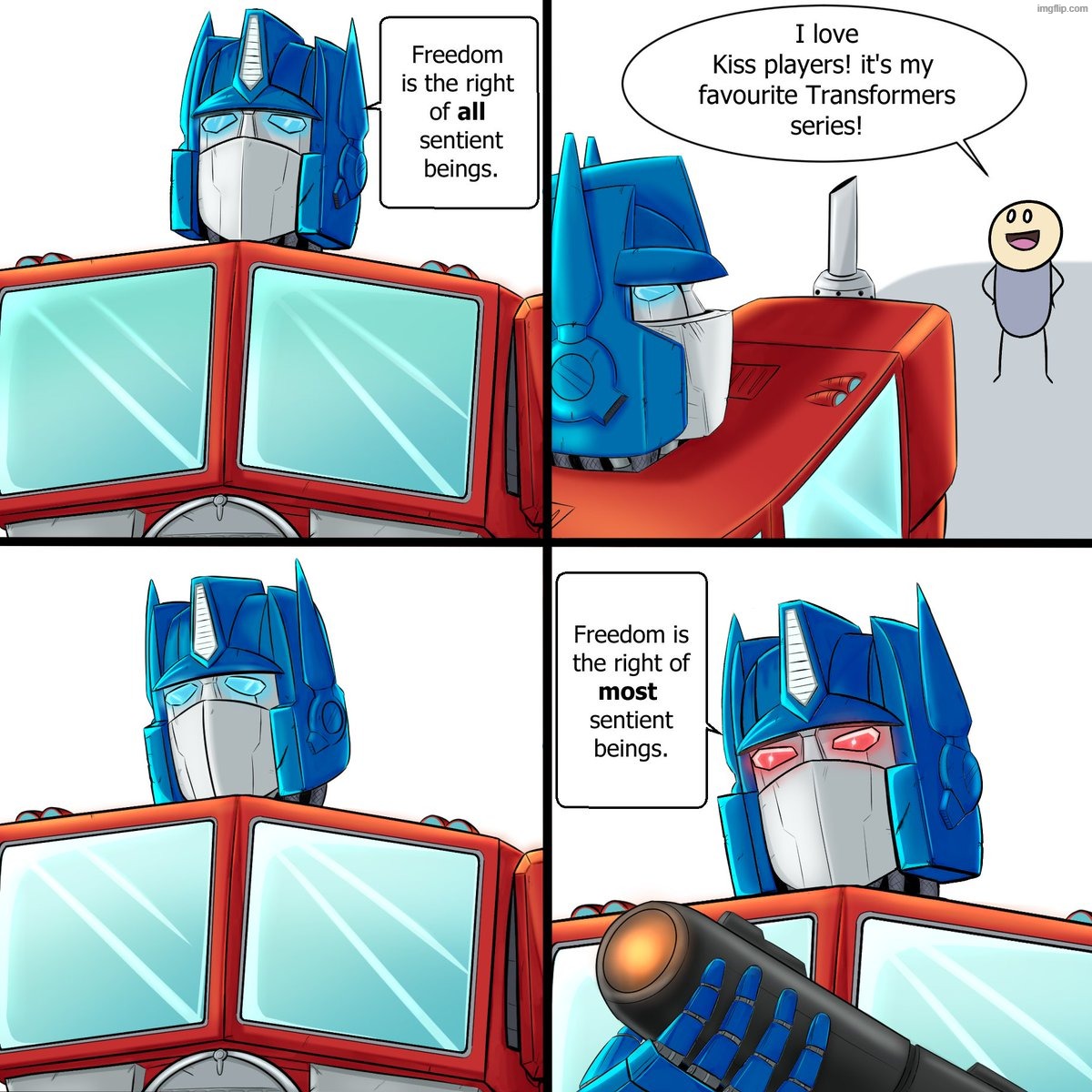Kiss Players | image tagged in kiss players,transformers,transformers g1,freedom is the right of most sentient beings | made w/ Imgflip meme maker