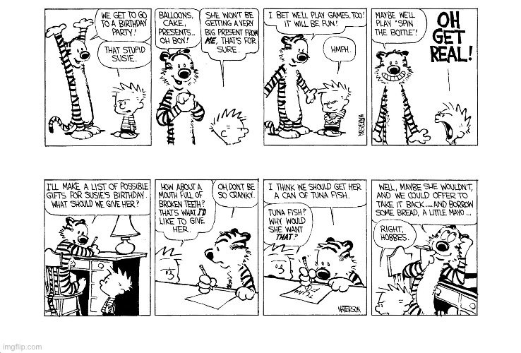 image tagged in calvin and hobbes,comics | made w/ Imgflip meme maker