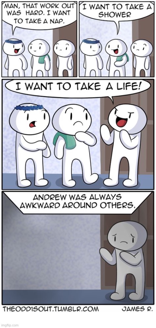 The Odd 1s Out | image tagged in comics,the odd 1s out,gym,workout,what i want,awkward | made w/ Imgflip meme maker