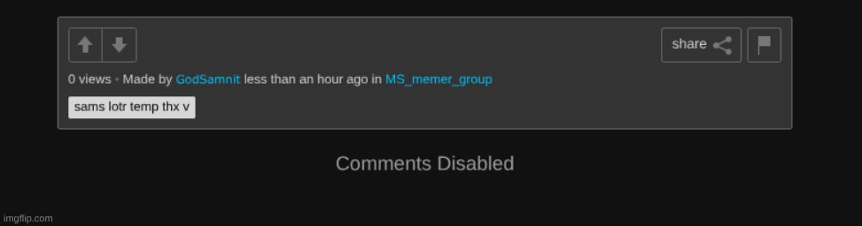 commented b4 u could disable it so now gimme the upvotes | made w/ Imgflip meme maker