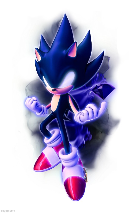 is dark sonic the Goku black of the sonic universe? | made w/ Imgflip meme maker