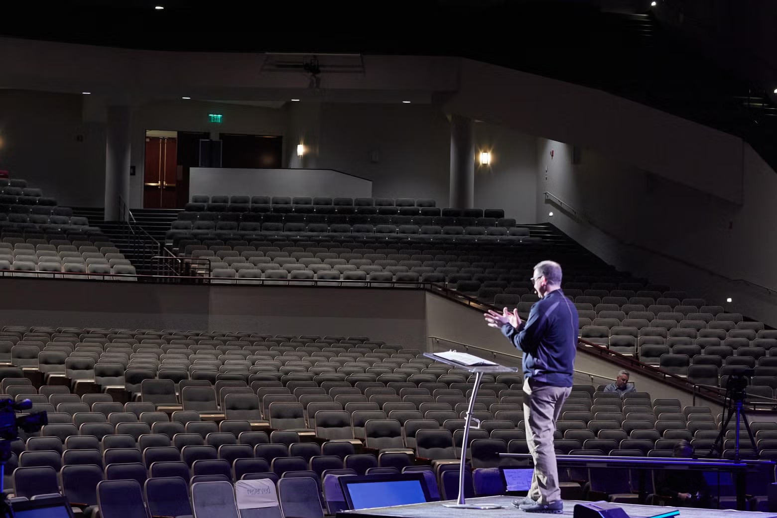 empty auditorium Blank Meme Template