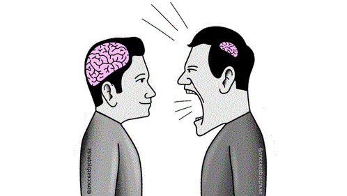 Small brain MAGA moron arguing hatred evil Blank Meme Template