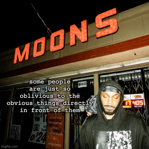 moons offline temp | some people are just so oblivious to the obvious things directly in front of them | image tagged in moons offline temp | made w/ Imgflip meme maker