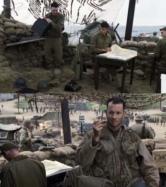 Saving Private Ryan - Captain with pencil Blank Meme Template