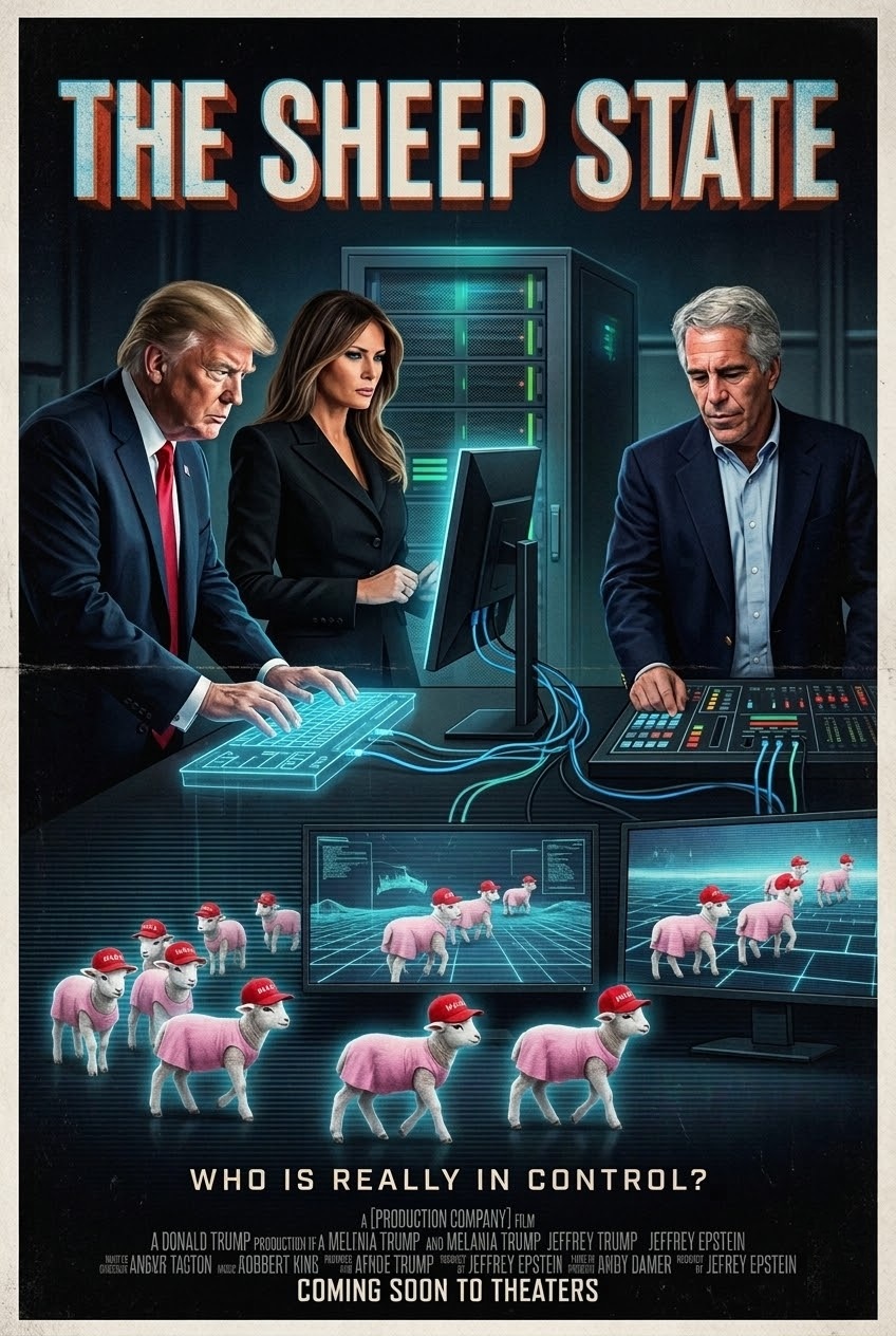 THE SHEEP STATE Blank Meme Template