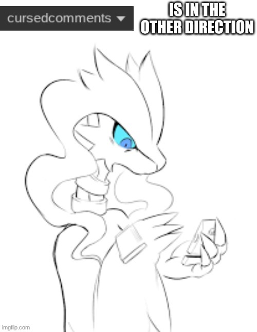 reshiram cursed comments in the other direction | image tagged in reshiram cursed comments in the other direction | made w/ Imgflip meme maker