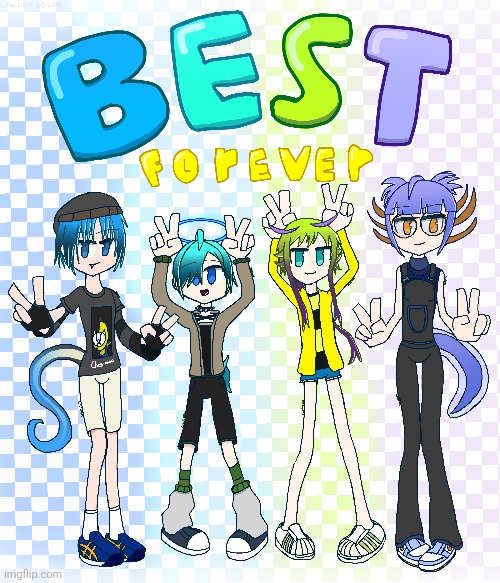 Retried with the Puyo Puyo Art style with a template I saw and came out better than I expected (Template linked it comments) | image tagged in random,oc | made w/ Imgflip meme maker