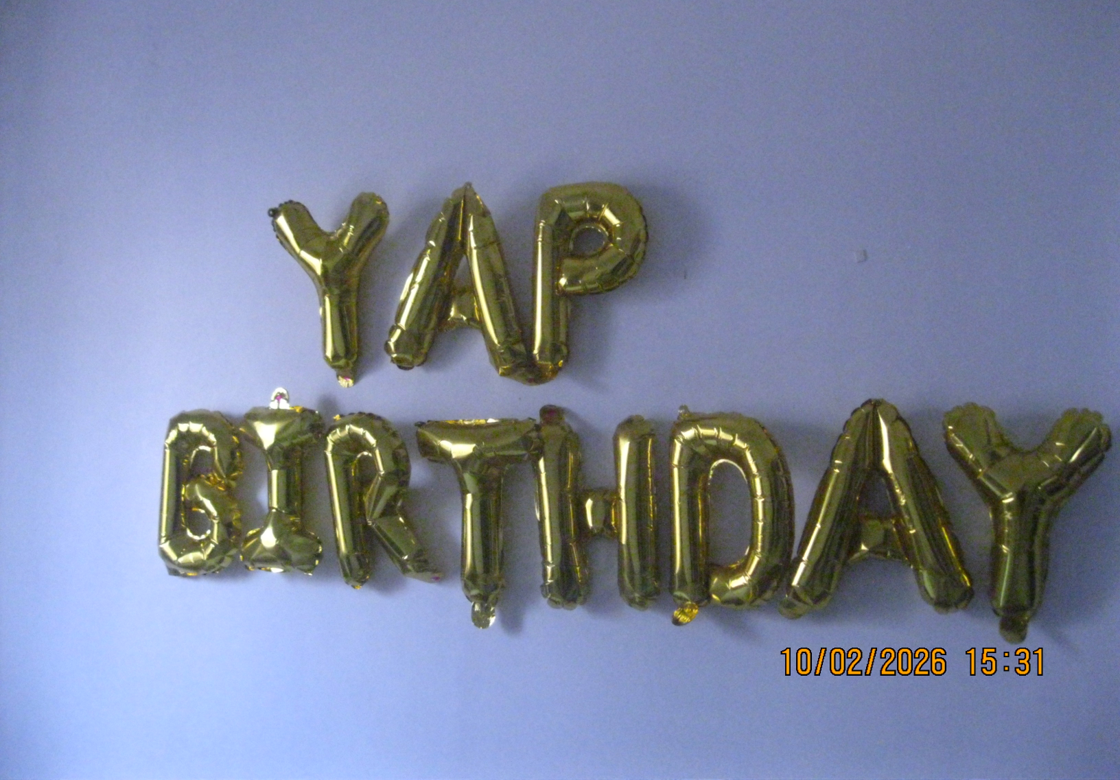 YAP BIRTHDAY balloons Blank Meme Template