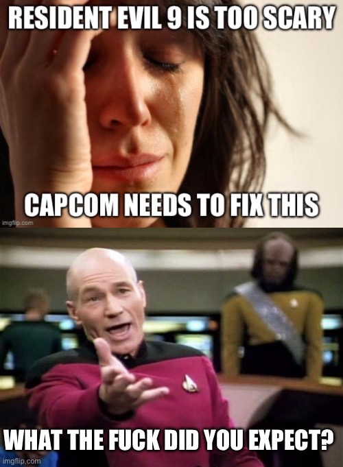 People are seriously complaining about this | WHAT THE FUCK DID YOU EXPECT? | image tagged in startrek | made w/ Imgflip meme maker
