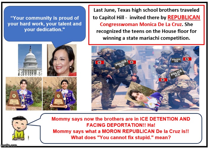 Latina Republican Congresswoman Who Hates Latinos | image tagged in latina republican congresswoman who hates latinos | made w/ Imgflip meme maker