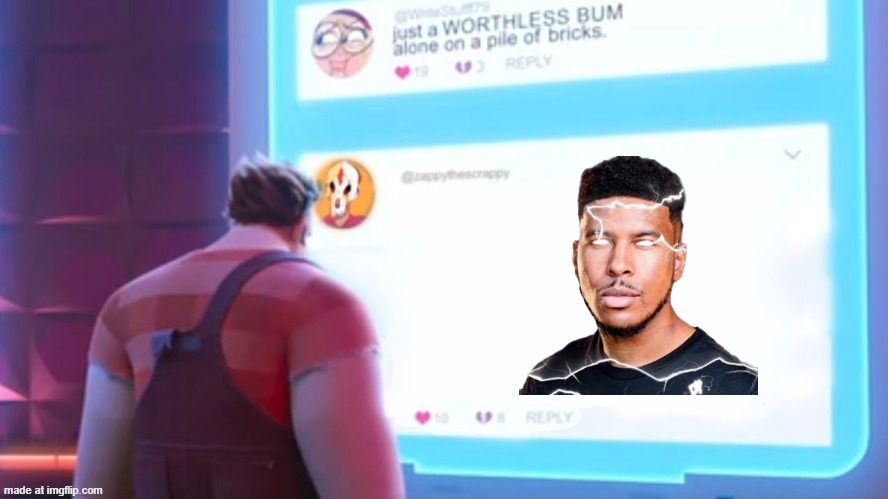 Wreck-It Ralph comment template | image tagged in wreck-it ralph comment template | made w/ Imgflip meme maker