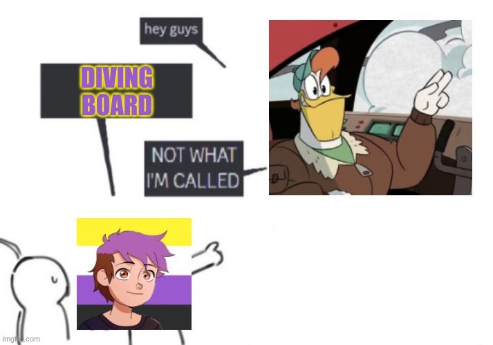 This is a meme about a reactor that I really like. | DIVING
BOARD | image tagged in hey guys - not what i'm called | made w/ Imgflip meme maker