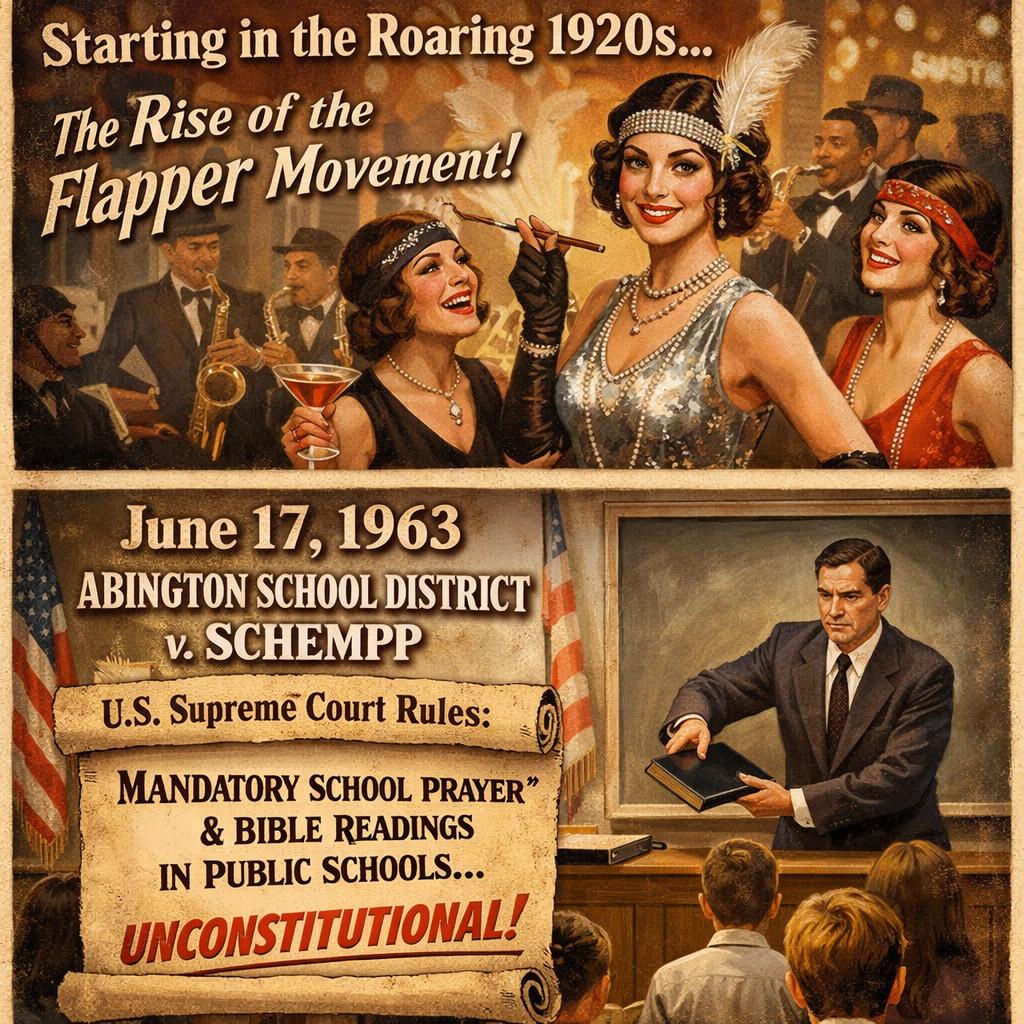 #2) But starting in the roaring 1920’s woman flapper movement, a Blank Meme Template