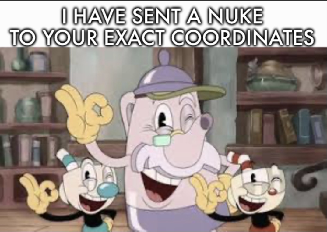 Cuphead Blank Meme Template