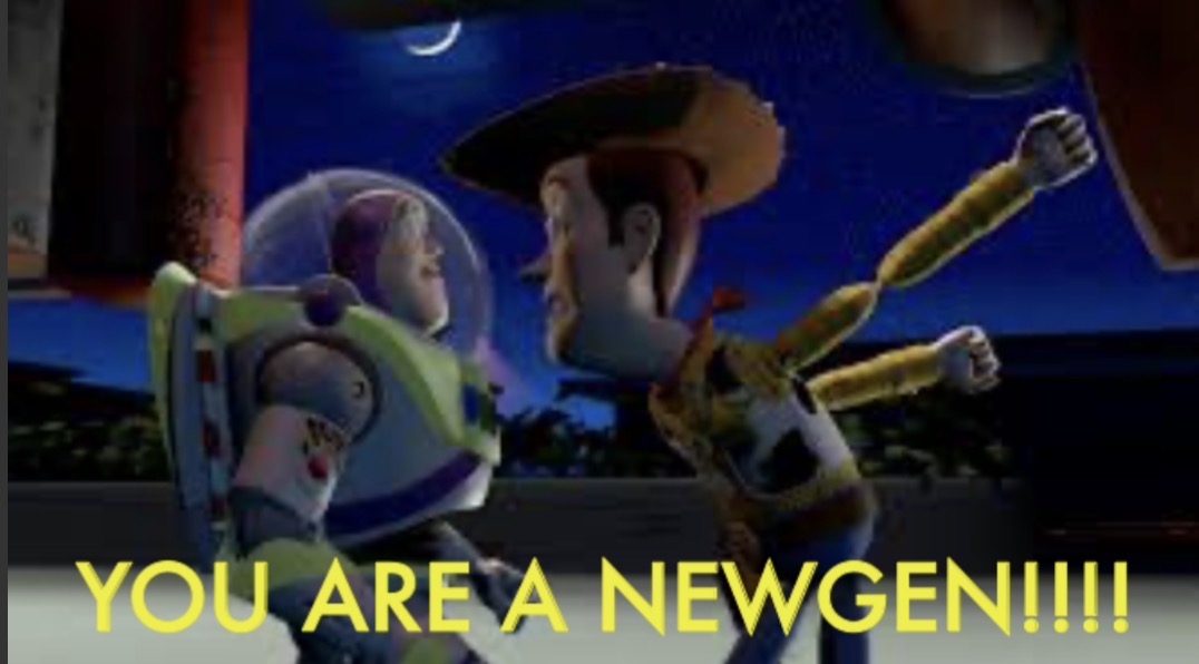 High Quality You are a newgen Blank Meme Template