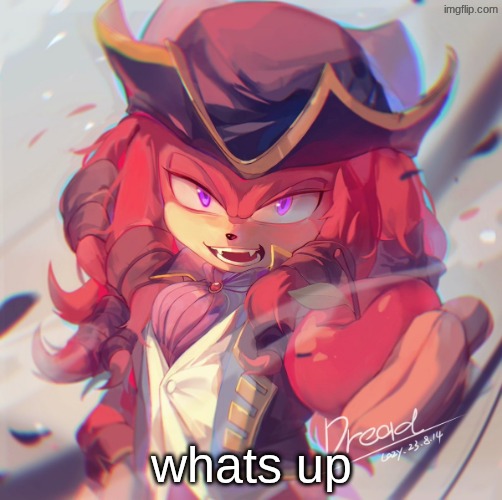 is anything goin on yet | whats up | image tagged in knuckles the dread | made w/ Imgflip meme maker