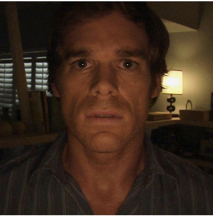 Dexter Morgan staring Blank Meme Template
