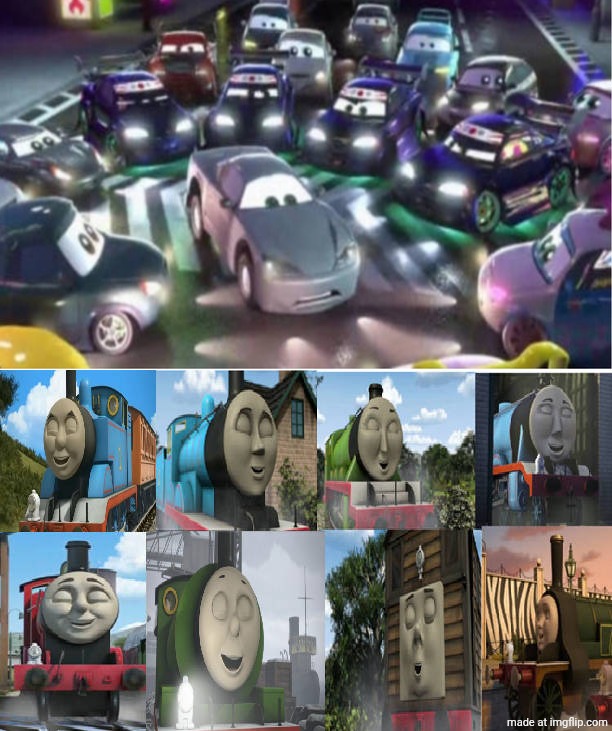 The Steam Team Laugh at Kabuto getting removed | image tagged in the steam team laugh at what,thomas the tank engine,deviantart,crossover,pbs kids,pbs | made w/ Imgflip meme maker