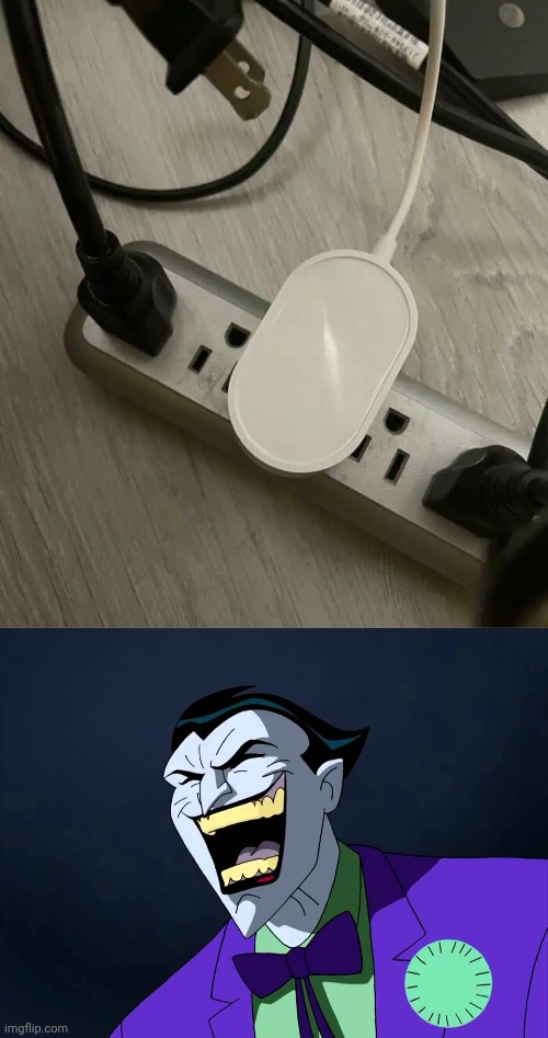 Plugged | image tagged in evil laughter,plug,plugs,you had one job,memes,plugged | made w/ Imgflip meme maker
