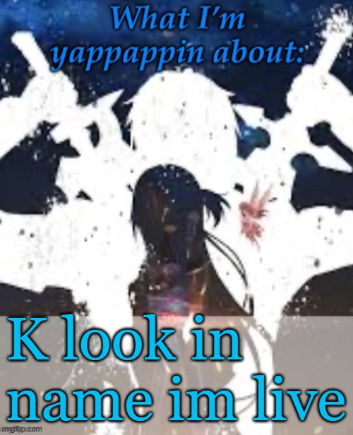 https://www.twitch.tv/ttvdarkshadow64 | K look in name im live | image tagged in brads yappin temp | made w/ Imgflip meme maker