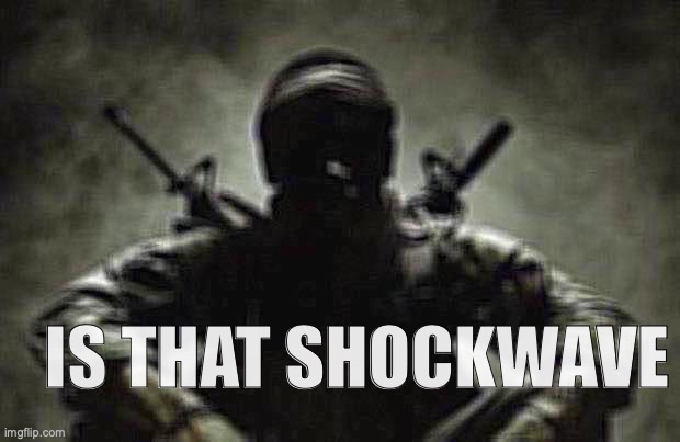 Is that Frieza? | IS THAT SHOCKWAVE | image tagged in is that frieza | made w/ Imgflip meme maker