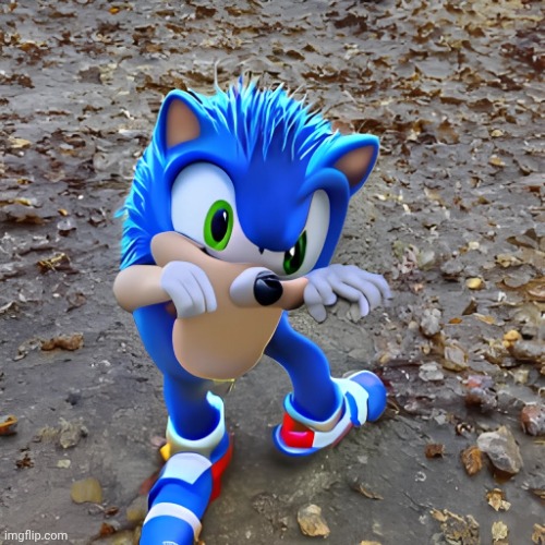 Stupid Fucking Degenerate Bipedal Sonic | image tagged in stupid fucking degenerate bipedal sonic | made w/ Imgflip meme maker