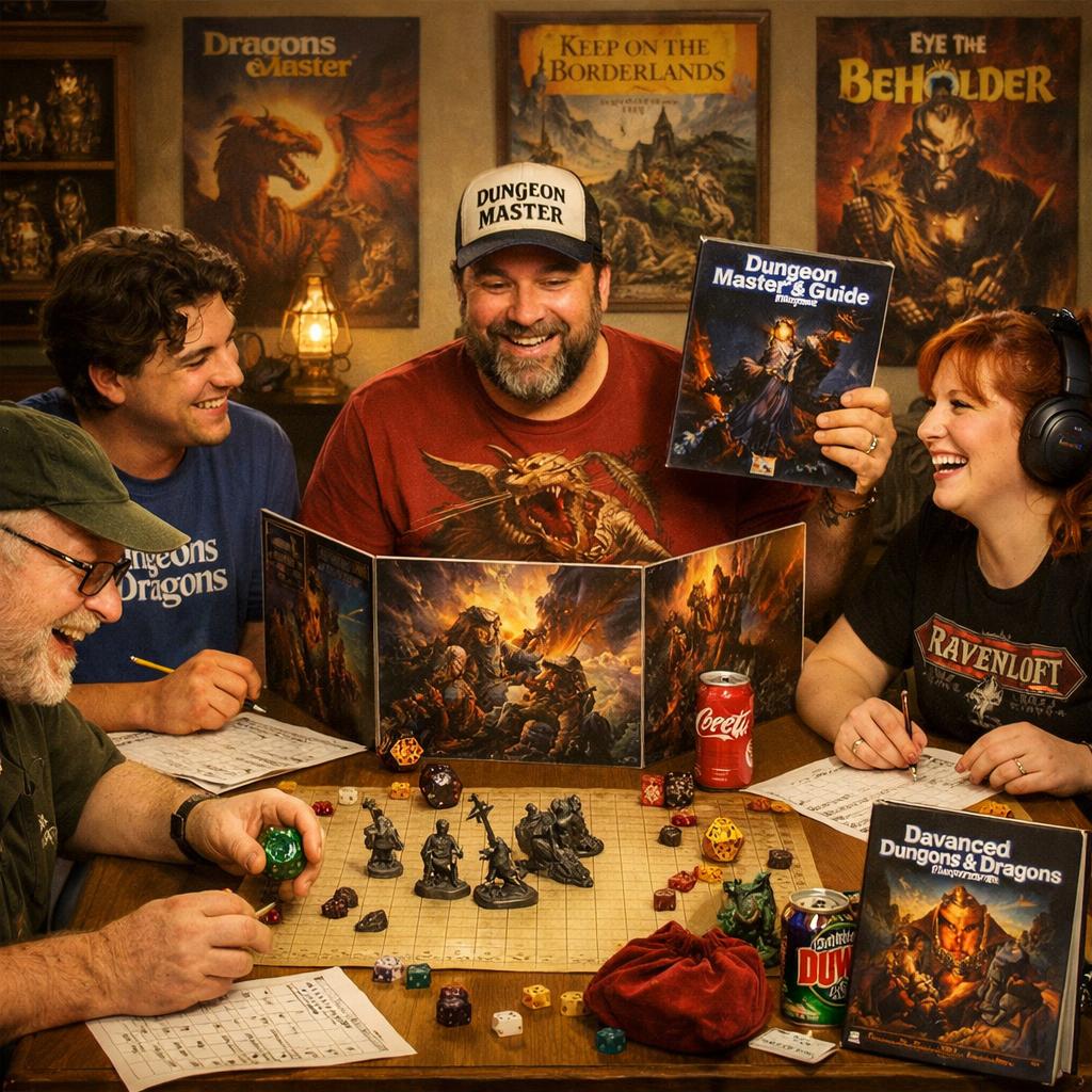 Second Edition AD&D & Friends Blank Meme Template