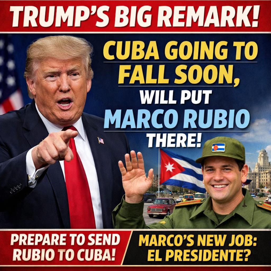 TRUMP'S BIG REMARK Blank Meme Template