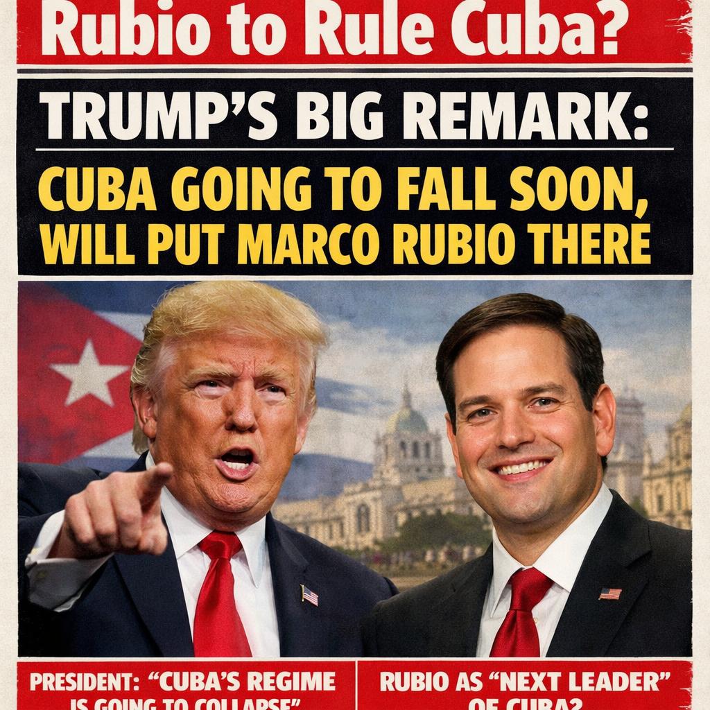 TRUMP'S BIG REMARK Blank Meme Template