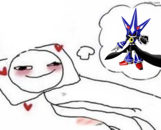 this one isnt romantic neo metal is just fucking awesome dude | image tagged in stickman in bed blushing | made w/ Imgflip meme maker