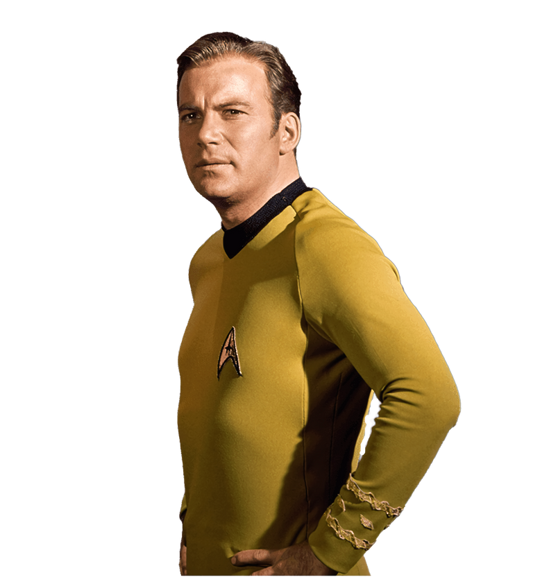 Captain Kirk png Blank Meme Template