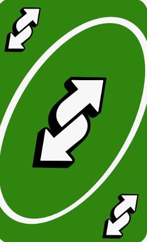 Green Uno Reverse Card Blank Meme Template